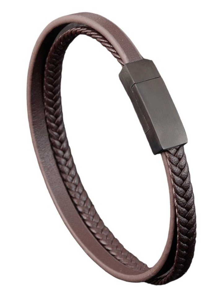 Karisma Schmuck Lederarmband Herren Edelstahl 2 Reihig/Gewickelt Magnet Verschluss 21cm LBS210, Männerschmuck Karisma Schmuck Lederarmband Herren Edelstahl 2 Reihig/Gewickelt Magnet Verschluss 21cm LBS210, Männerschmuck von Karisma Schmuck