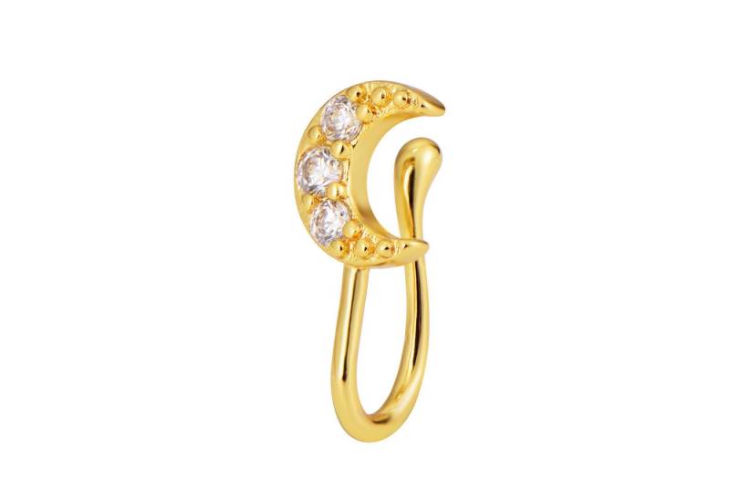 Karisma Schmuck Nasenpiercing Messing Fake U-Form Ohrclip Ohrring Gefälscht Frauen Ring FN-22, Knorpel Lippe Helix Tragus Zirkonia Steine von Karisma Schmuck