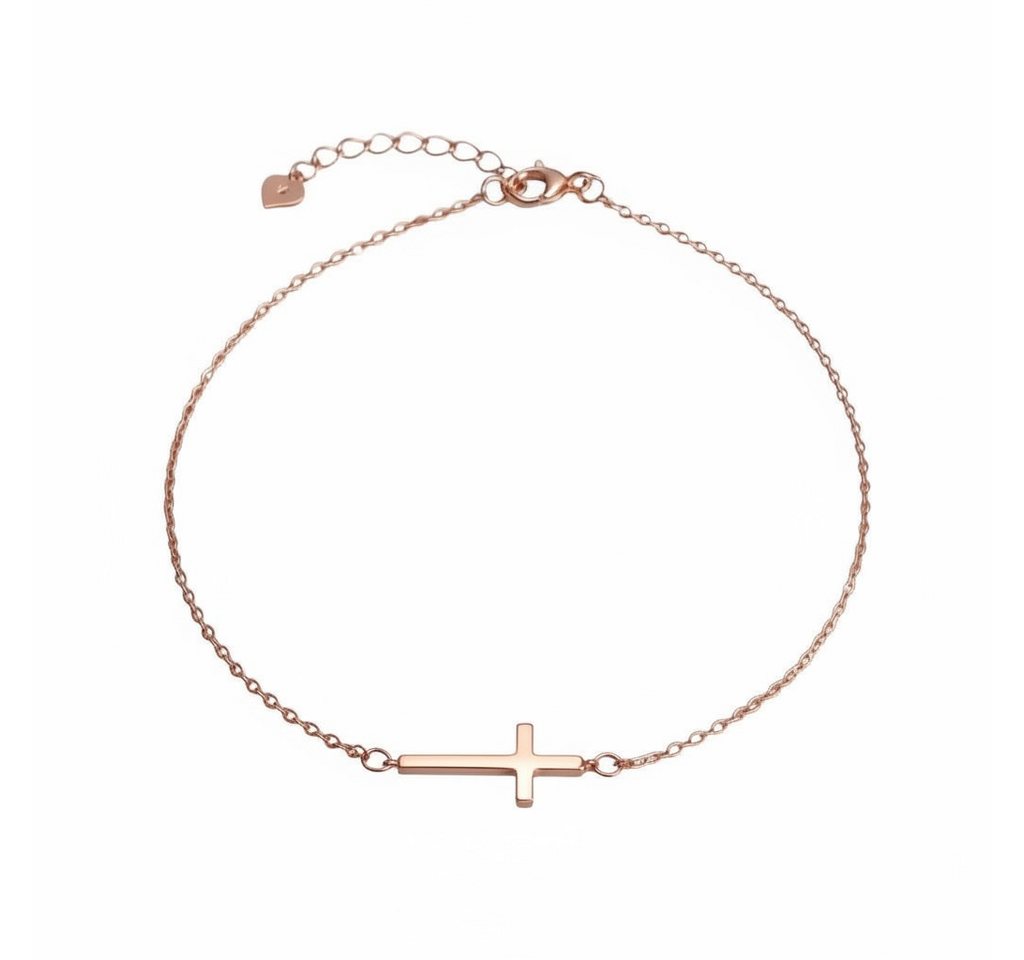 Karisma Schmuck Silberarmband Damen Armband Silber 925 roségold Kreuz ohne Steine FYB2378-1 von Karisma Schmuck