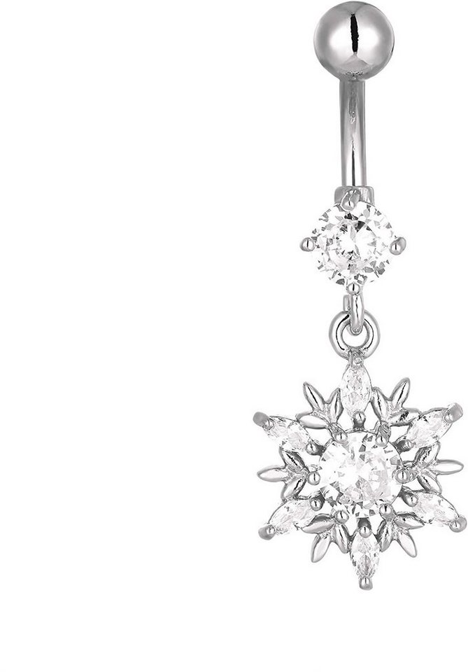 Karisma Bauchnabelpiercing Karisma Edelstahl Bauchnabelpiercing Anhänger Banana, Blume Zirkonia - HB179 Karisma Bauchnabelpiercing Karisma Edelstahl Bauchnabelpiercing Anhänger Banana, Blume Zirkonia - HB179 von Karisma