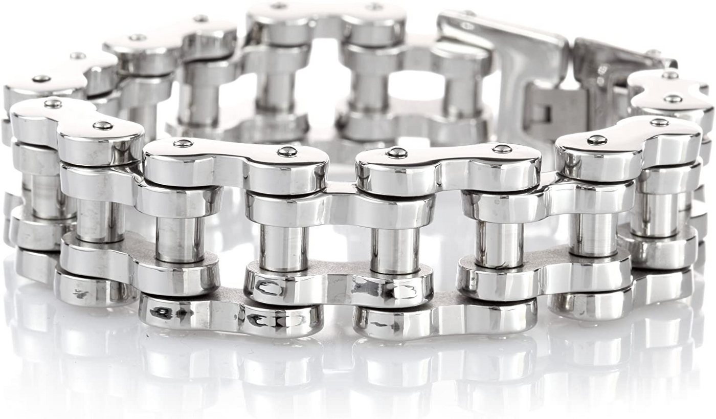 Karisma Edelstahlarmband Karisma Edelstahl 316L XXL Heavy 206 Gramm Biker von Karisma