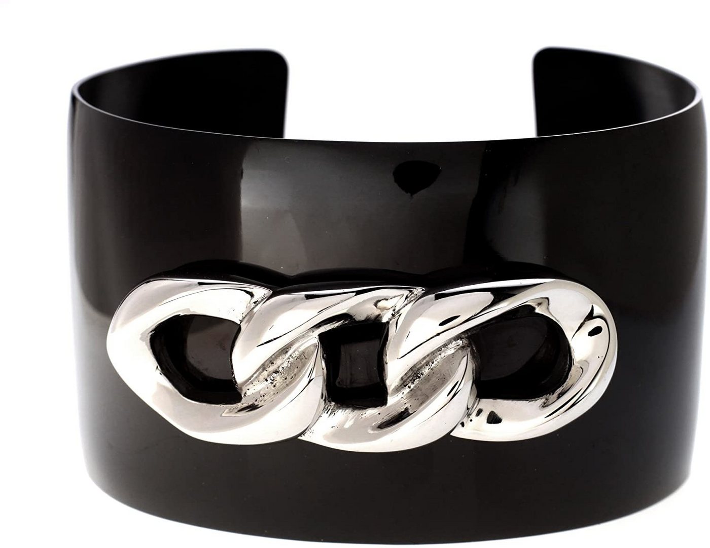 Karisma Edelstahlarmband Karisma Frauen Edelstahl Armreif IP Pating Schwarz Motiv von Karisma