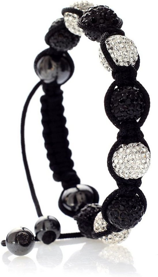 Karisma Edelstahlarmband Karisma Shambala Damen Armband 10 mm Kristalkugeln mit von Karisma