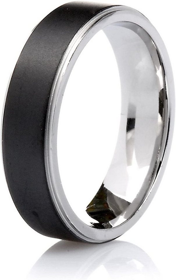 Karisma Fingerring Karisma Edelstah Ring Schwarze Beschichtung Matt JZ3751 Männerschmuck - 67 (21.3) von Karisma