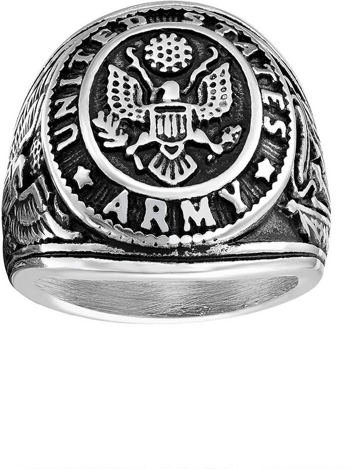 Karisma Fingerring Karisma Männer Edelstahl 316L Ring - USA Militär Adler -, - RHC4003 - 65 (20.7) von Karisma