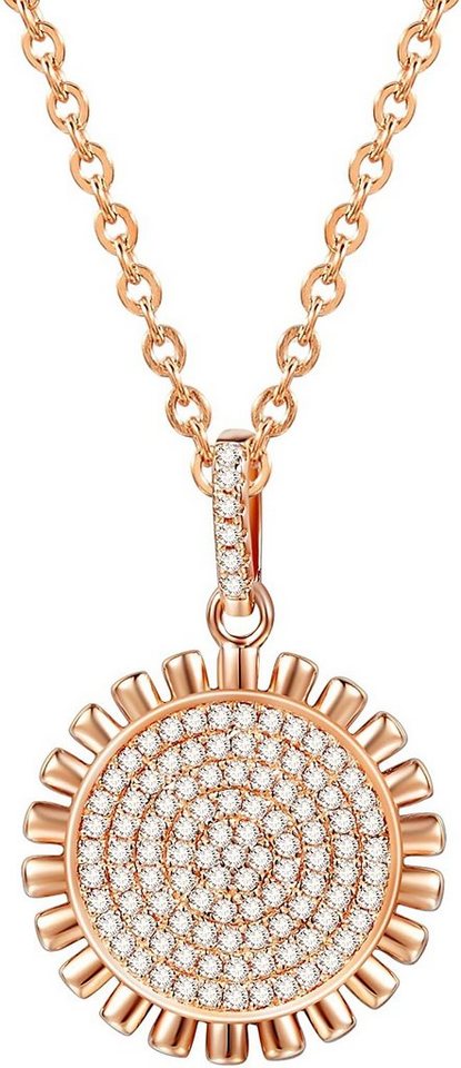 Karisma Kette mit Anhänger Karisma Collier Damen Sterling Silber 925 Anhänger Kette Zirkonia, Weiss 18mm HS-CS50 Farbwahl von Karisma