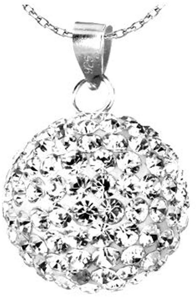 Karisma Kette mit Anhänger Karisma Damen Anhänger Kugel Und Silber Kette 925, Mit Kristall Elements -10mm von Karisma