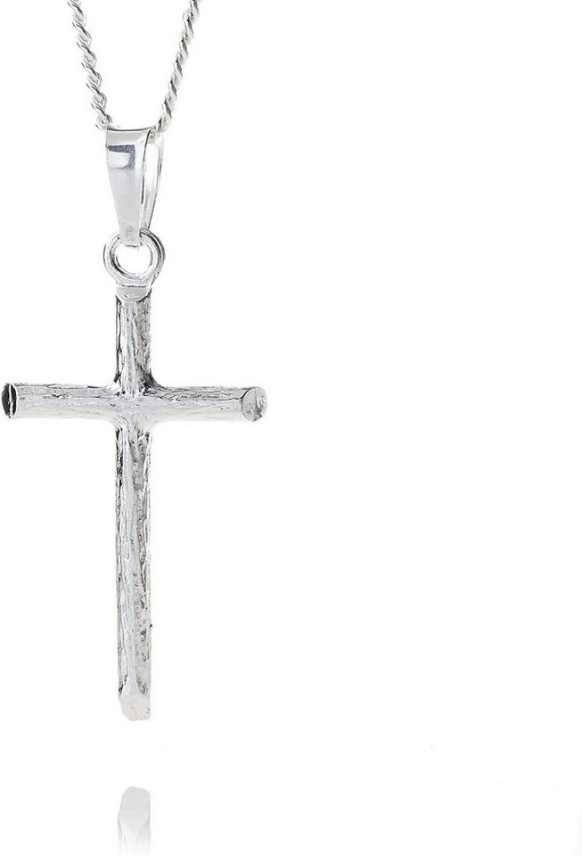 Karisma Kette mit Anhänger Karisma Silber 925 Kreuz Croce Anhänger - Klassische Silber, Kette 50cm"Made In Italy" CR106-0103 von Karisma