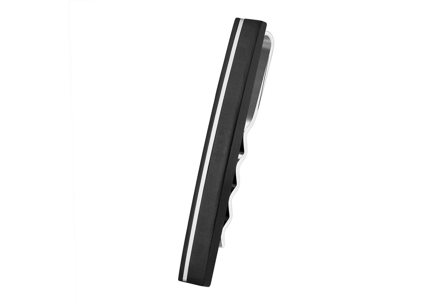 Karisma Krawattennadel Karisma Hochwertige Herren Edelstahl 316L Krawattennadel, mit Carbon-Composite/Krawattenklammer/Tie Clip Farbwahl KTC207 - Gold von Karisma