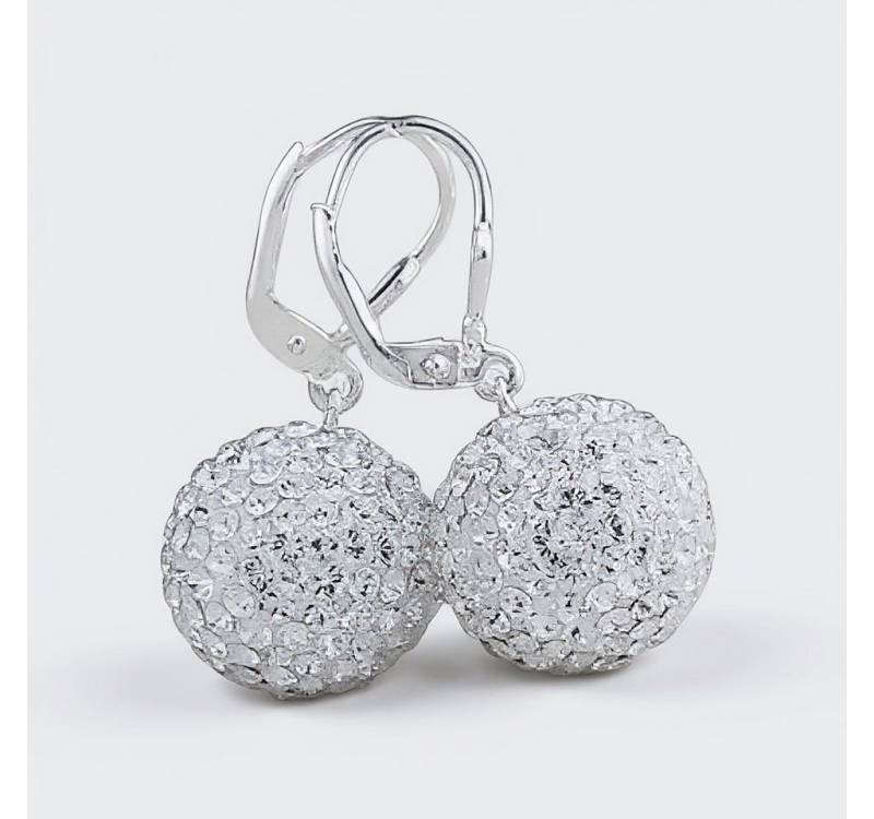 Karisma Paar Ohrhänger Karisma Damen Ohrhänger Ohrringe Silber 925 rhodiniert, Mit Kristall Elements -15mm von Karisma