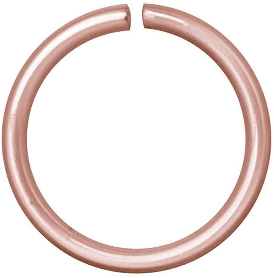 Karisma Piercing-Set Karisma Roségold Continous Piercing Ring Edelstahl Lippe Nase Stärke 0,8mm x7mm von Karisma