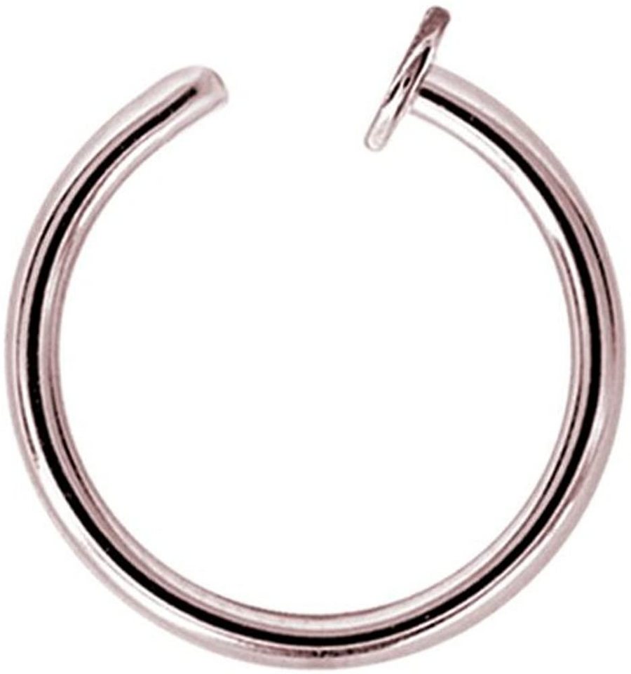 Karisma Piercing-Set Karisma Titan G23 Open Nasenring Piercing Lippe Hoop 0.8mm Rosegold - 8.0 Millimeter von Karisma