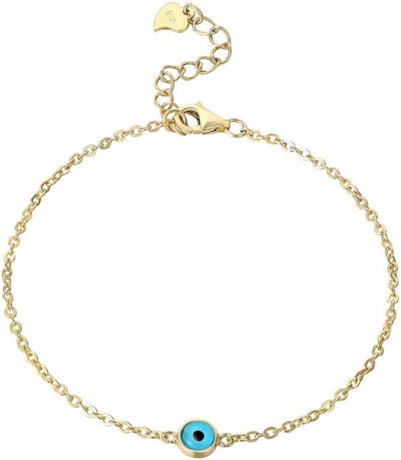 Karisma Silberarmband Damen Silber 925 rhodinert Armband Böses Auge Nazar, Verlängerung 3cm - Gold Frauenschmuck von Karisma