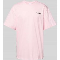 KARL KANI T-Shirt mit Label-Print in Pink, Größe XL von Karl Kani