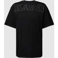 KARL KANI T-Shirt mit Label-Print in Black, Größe XXL von Karl Kani