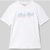 KARL KANI T-Shirt mit Label-Print in Weiss, Größe 122 von Karl Kani