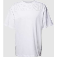 KARL KANI T-Shirt mit Label-Print in Weiss, Größe XL von Karl Kani