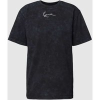 KARL KANI T-Shirt mit Label-Stitching in Black, Größe L von Karl Kani