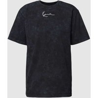 KARL KANI T-Shirt mit Label-Stitching in Black, Größe M von Karl Kani