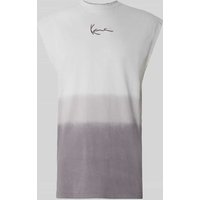 KARL KANI Tanktop mit Label-Stitching in Anthrazit, Größe XXL von Karl Kani