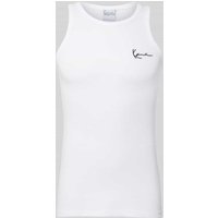 KARL KANI Tanktop mit Label-Stitching in Weiss, Größe XXL von Karl Kani