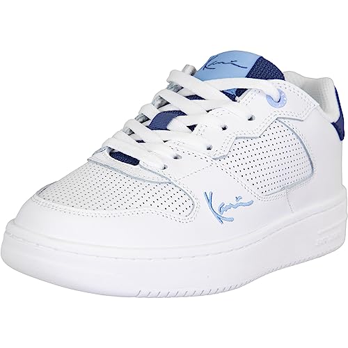 Karl Kani 89 Classic Sneaker Trainer Schuhe (White/Blue, eu_Footwear_Size_System, Adult, Numeric, medium, Numeric_43) von Karl Kani