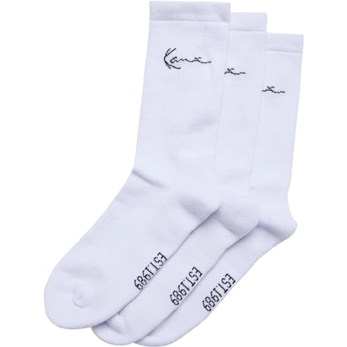 Karl Kani Accessoires KA-SK011-002-01 KK Signature Socks 3-Pack 39-42 white von Karl Kani