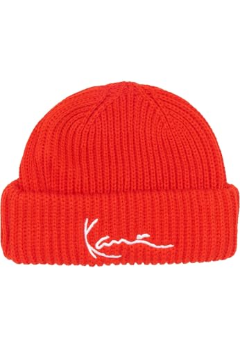 Karl Kani Accessoires KA232-027-1 KK Signature Light Beanie red, one Size von Karl Kani