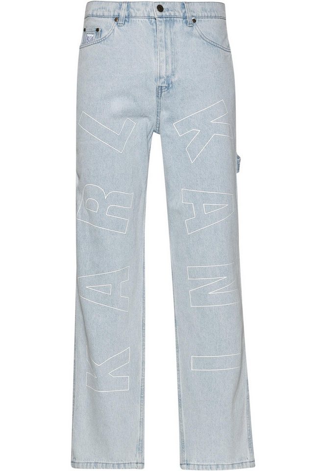 Karl Kani Bequeme Jeans Karl Kani Herren Og Baggy Workwear Logo Print Denim von Karl Kani