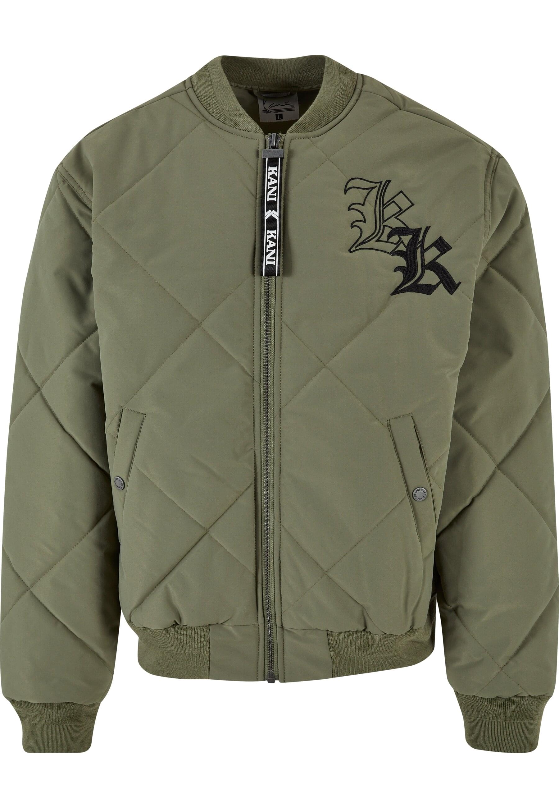 Karl Kani Bomberjacke "Karl Kani Herren KM224-021-1 KK OG Old English Quilted Bomber" 1 Stk. tlg. ohne Kapuze von Karl Kani