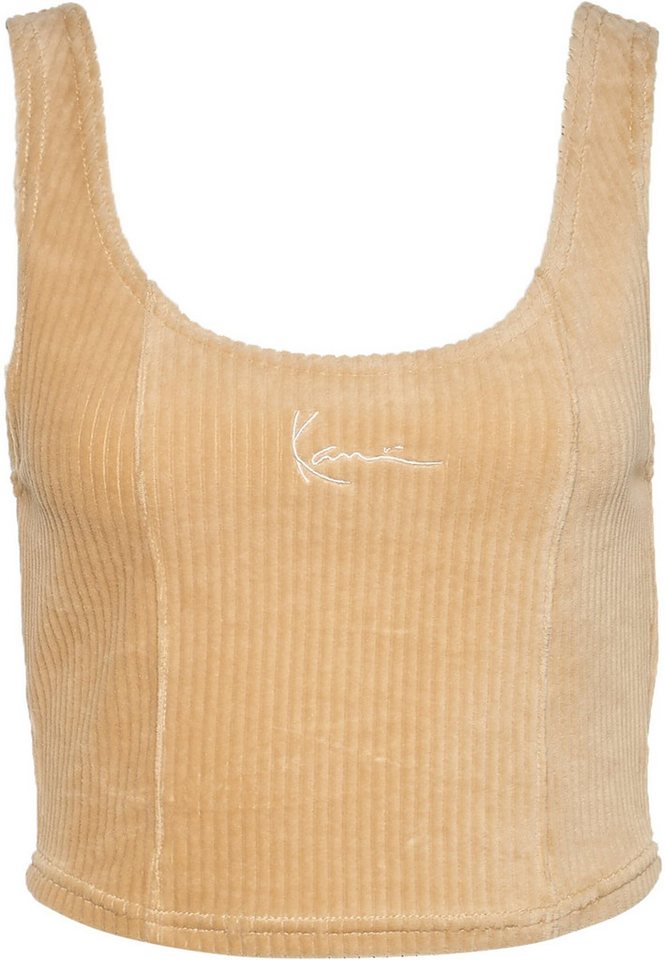 Karl Kani Bügelloser BH Karl Kani Damen KW233-031-1 KK Signature Corduroy Corset Top von Karl Kani