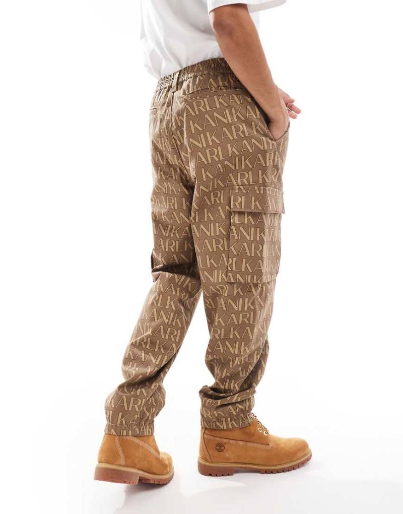 Karl Kani - Cargohose in Hellbeige, Kombiteil-Neutral von Karl Kani