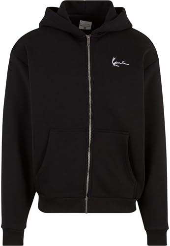 Karl Kani Chest Signature Essential OS Zip Hoodie Black, L von Karl Kani