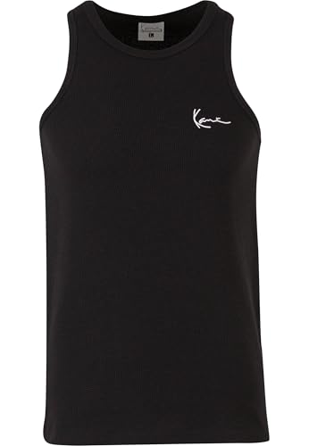 Karl Kani Chest Signature Essential Waffle Tanktop Black, M von Karl Kani