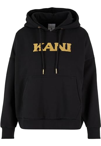 Karl Kani Damen KW213-059-1 Retro Sequins OS Hoodie Black Black, XS Karl Kani Damen KW213-059-1 Retro Sequins OS Hoodie Black Black, XS von Karl Kani