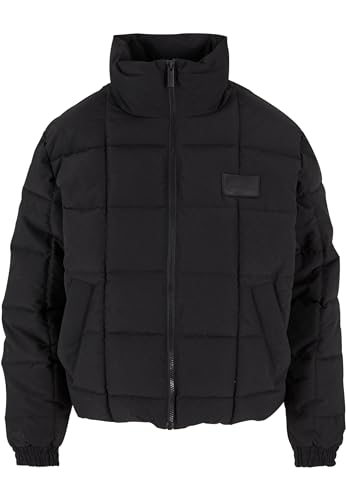 Karl Kani Damen KW224-060-1 KK Small Signature Quilted Puffer Jacket Black, M von Karl Kani