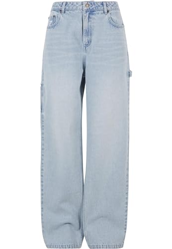 Karl Kani Damen OG Baggy Workwear Denim Light Blue, 27 von Karl Kani