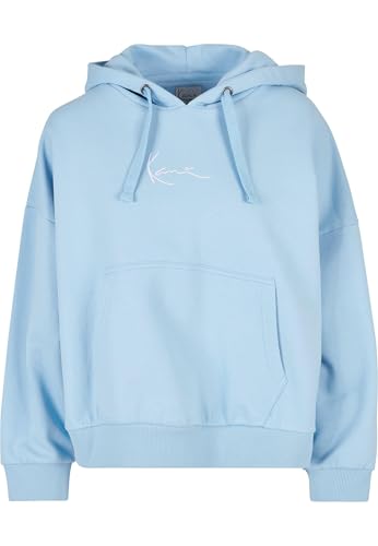 Karl Kani Damen Small Signature Essential OS Hoodie Light Blue, L von Karl Kani