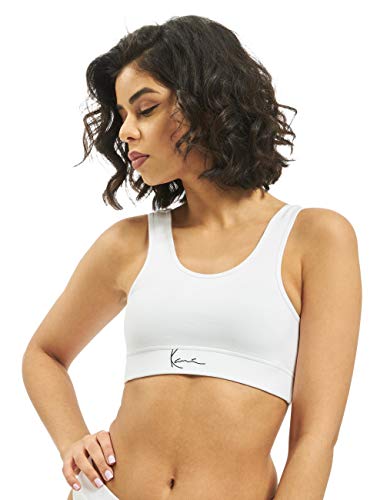 Karl Kani Damen Sport BHS Signature weiß S von Karl Kani