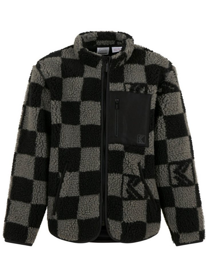 Karl Kani Fleecejacke TEDDY ZIP JACKET mit Stehkragen von Karl Kani