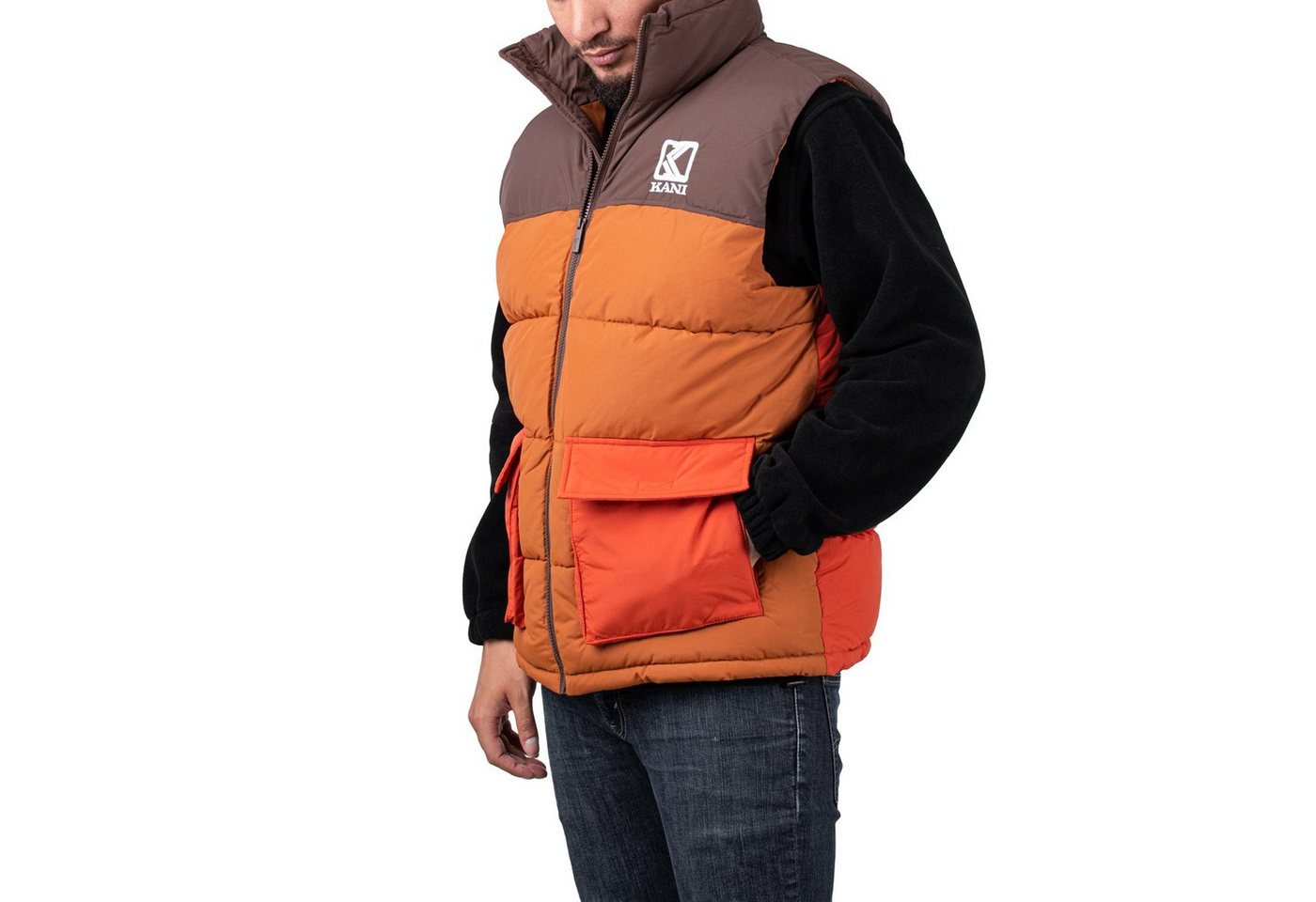 Karl Kani Steppweste Karl Kani Block Puffer Vest von Karl Kani