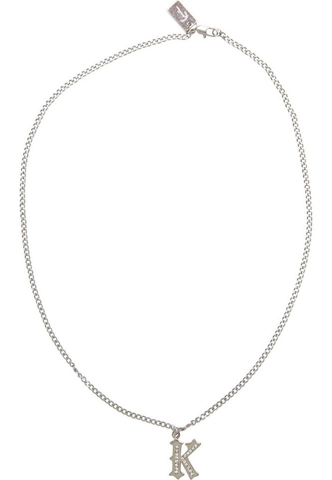Karl Kani Halsreif Karl Kani KK Rhinestone Pendant Cuban Link Chain von Karl Kani
