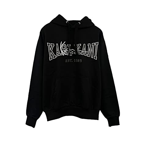 Karl Kani Herren Hoodie College Signature OS Black (as3, Alpha, s, Regular, Regular) von Karl Kani