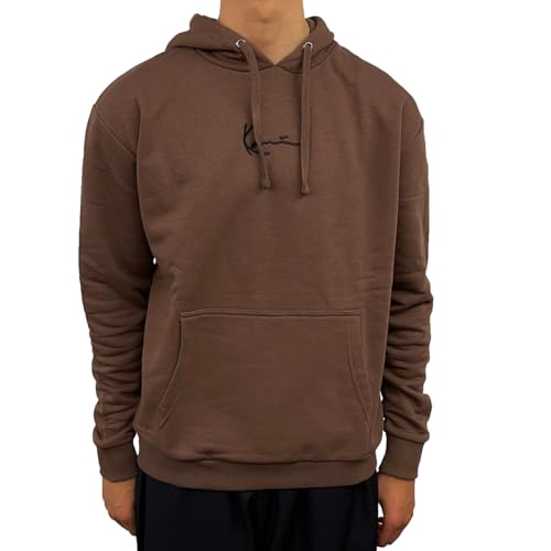 Karl Kani Herren Hoodie Small Signature Essential Brown (L) von Karl Kani