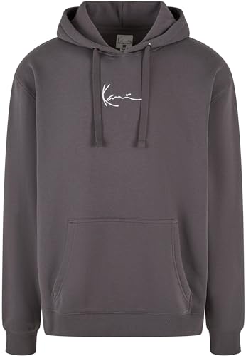 Karl Kani Herren KM-HD011-012-06 Small Signature Essential Hoodie Anthracite, XL von Karl Kani