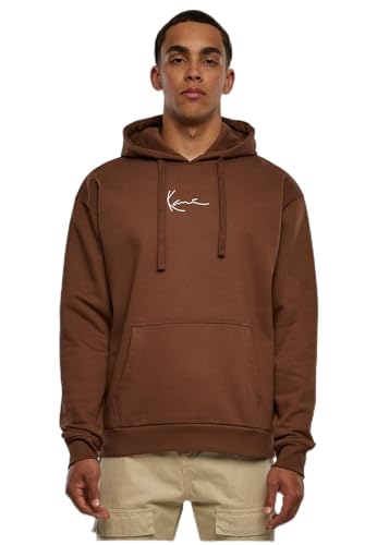 Karl Kani Herren KM-HD011-022-10 KK Small Signature Essential Hoodie M Dark Brown von Karl Kani