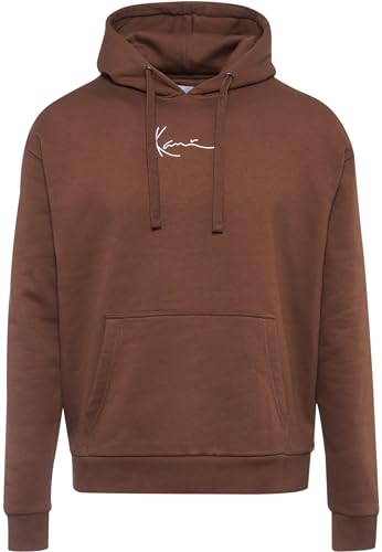 Karl Kani Herren KM-HD011-022-10 KK Small Signature Essential Hoodie S Dark Brown von Karl Kani