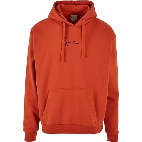 Karl Kani Herren KM-HD011-042-01 KK Small Signature Essential Hoodie L Dark orange von Karl Kani