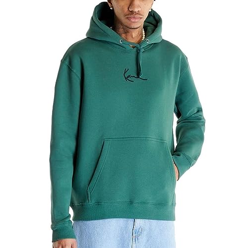 Karl Kani Herren KM-HD011-102-03 KK Small Signature Essential Hoodie M Dark Green von Karl Kani