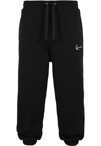 Karl Kani Herren KM-PL011-001-01 SMALL Signature Sweatpants Black Black, L von Karl Kani